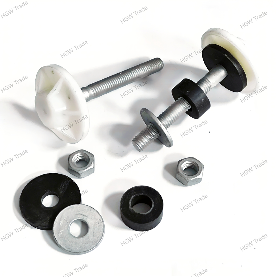 Skrutka sada na spoj.nádržky a WC misy T-2450/III